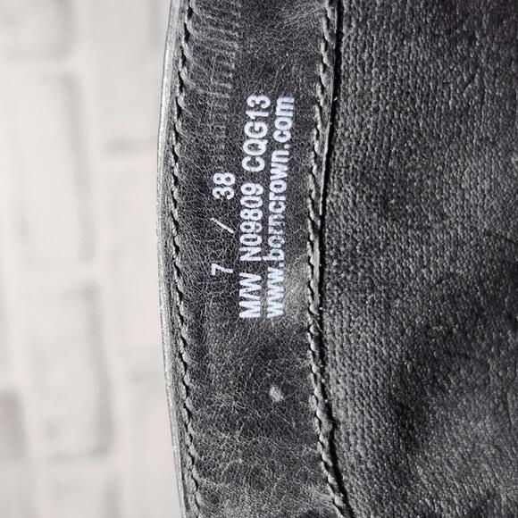 Born Crown Women's Knee-High Leather Boots Black Size 7 - Picture 10 of 16